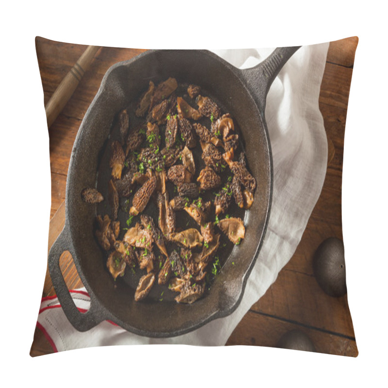 Personality  Organic Sauteed Morel Mushrooms Pillow Covers