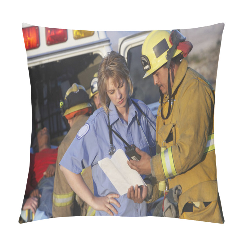 Personality  Fire Fighters And Paramedics Pillow Covers