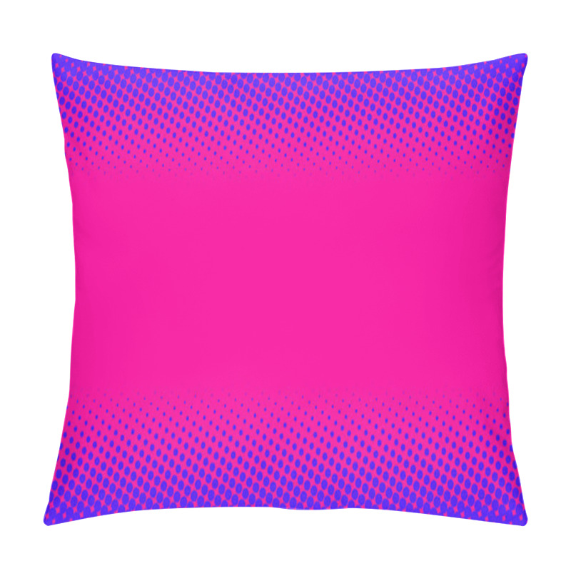 Personality  Dynamic Pink And Blue Halftone Gradient Background Pillow Covers