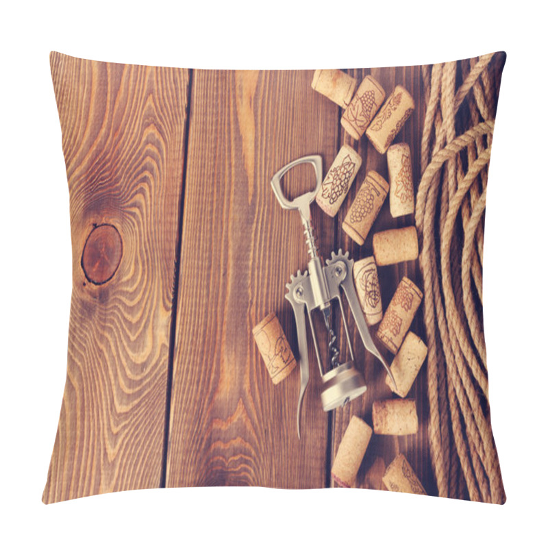 Personality  Wine Corks And Corkscrew Pillow Covers