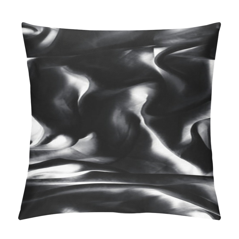 Personality  Luxury Monochrome Soft Satin Flatlay Background Texture, Holiday Pillow Covers