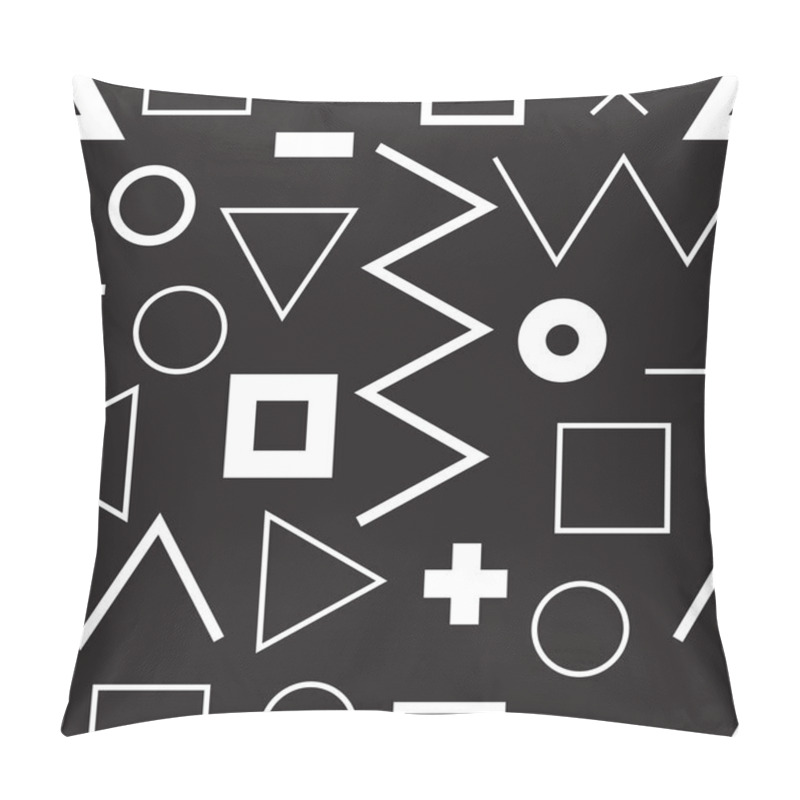 Personality  Universal Vector Lineal Geometric Seamless Pattern In Minimalist Pillow Covers