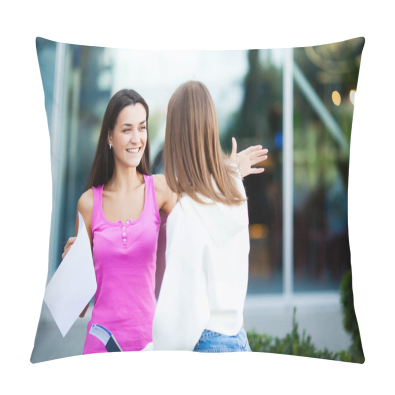 Personality  Women Business With The Poster With Welcome Message Pillow Covers