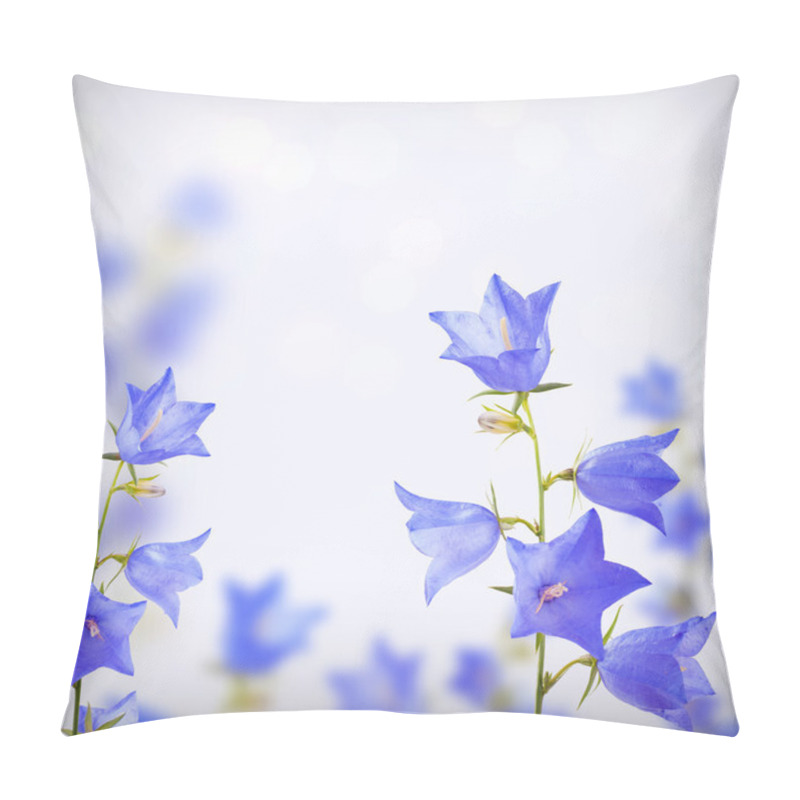 Personality  Blue Flowers Background Pillow Covers