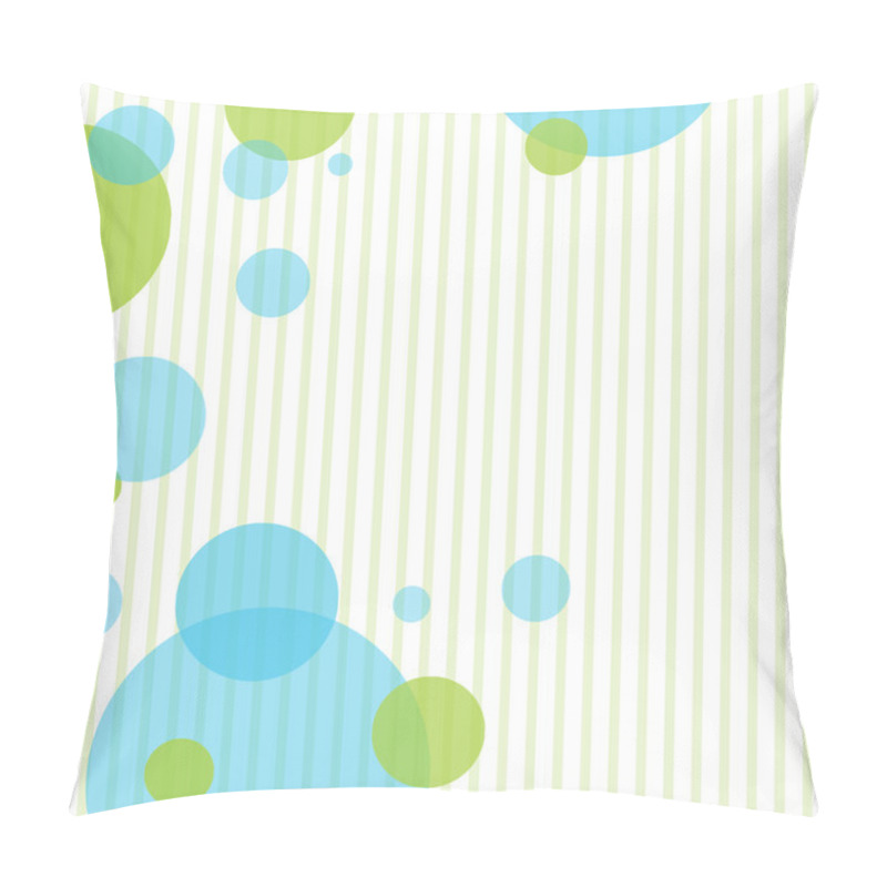 Personality  Retro Circles And Stripes Background Pillow Covers