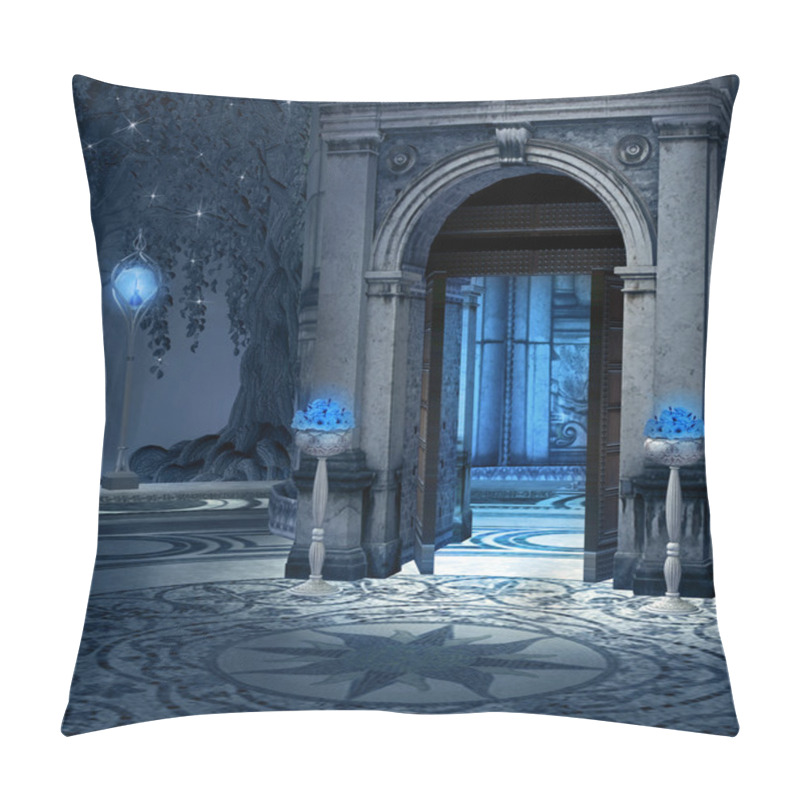 Personality  Elves Palace Background Pillow Covers