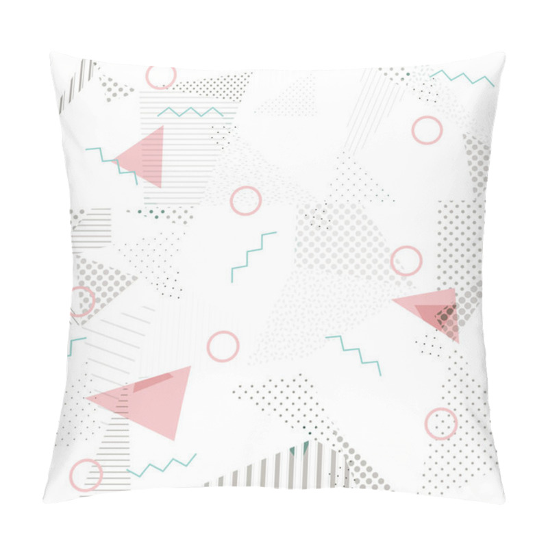 Personality  Memphis Background. Abstract Pattern Fashion 80-90s Pillow Covers