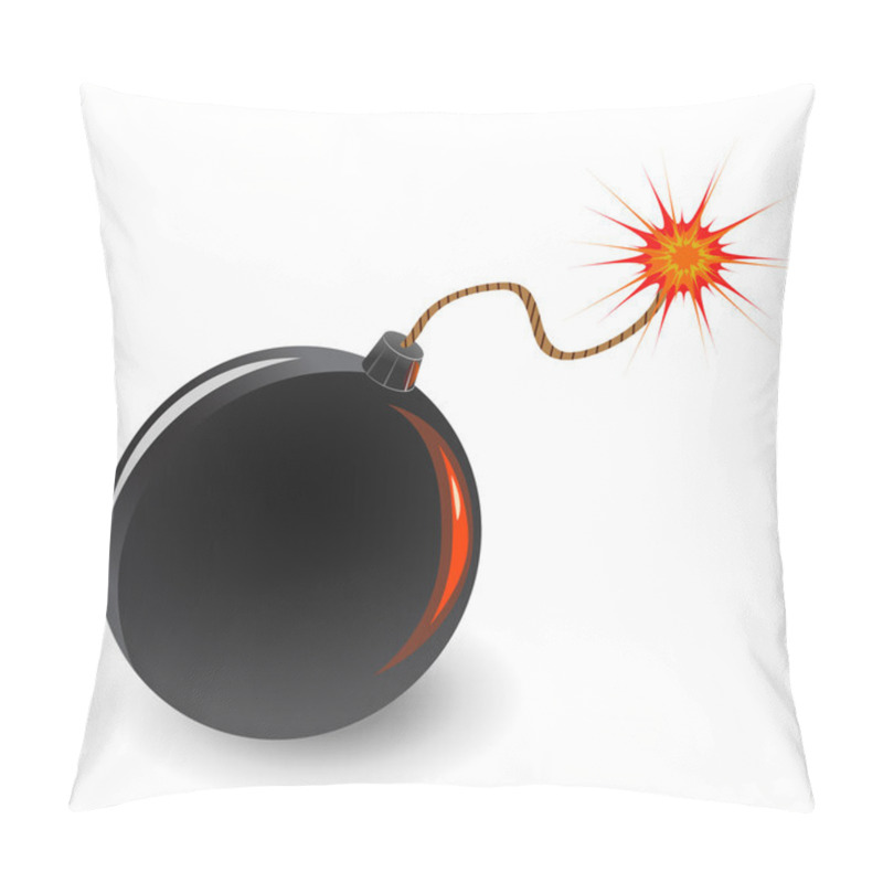 Personality  Bomb With Burning Fuse Pillow Covers