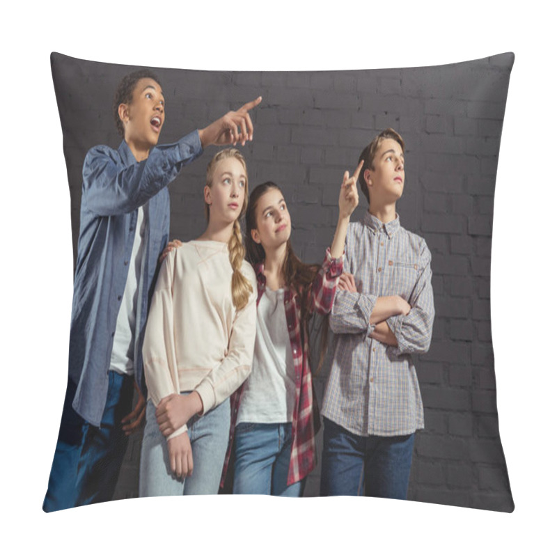 Personality  Pointing Somewhere Pillow Covers