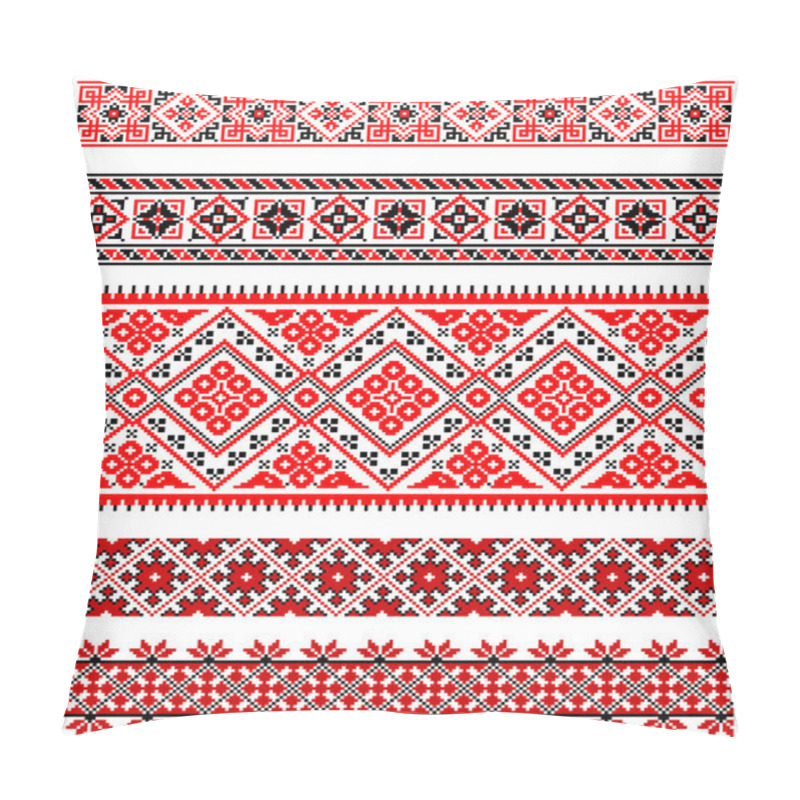 Personality  Ukrainian Embroidery Ornaments Pillow Covers