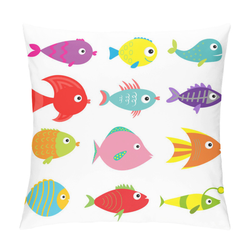 Personality   Cartoon Fish Set Pillow Covers