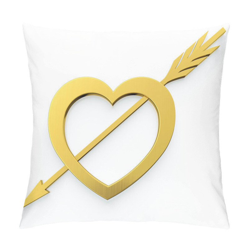 Personality  Heart With Arrow Pillow Covers