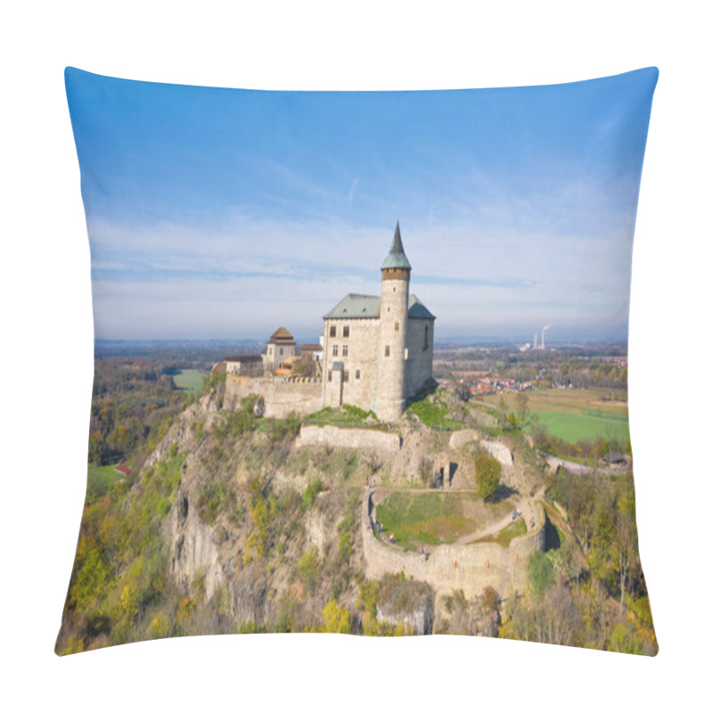 Personality  Aerial View Of Kuneticka Hora Castle, Czechia Pillow Covers