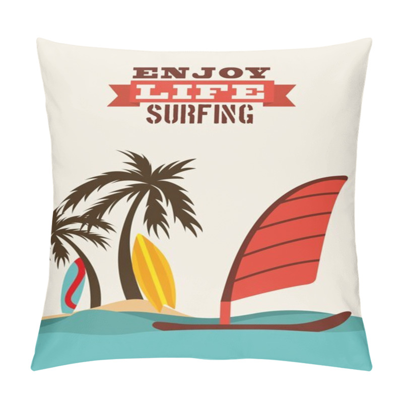 Personality  Surfing Design  Pillow Covers