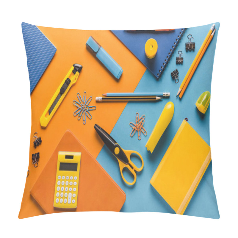 Personality  Composition Of School Supplies Pillow Covers