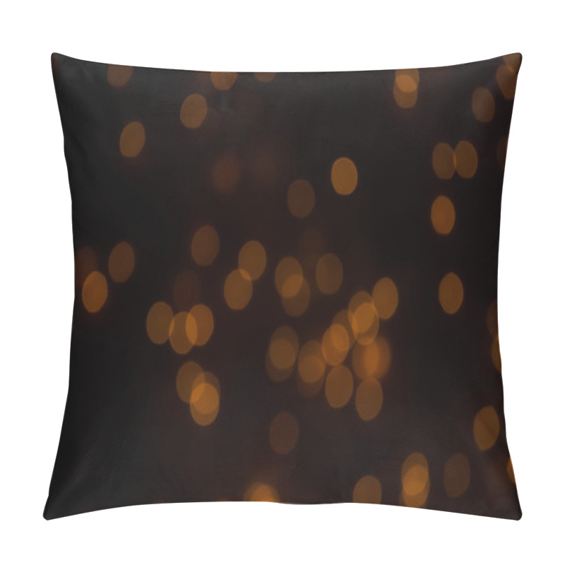 Personality  Blurry Christmas Lights Abstract Background Pillow Covers