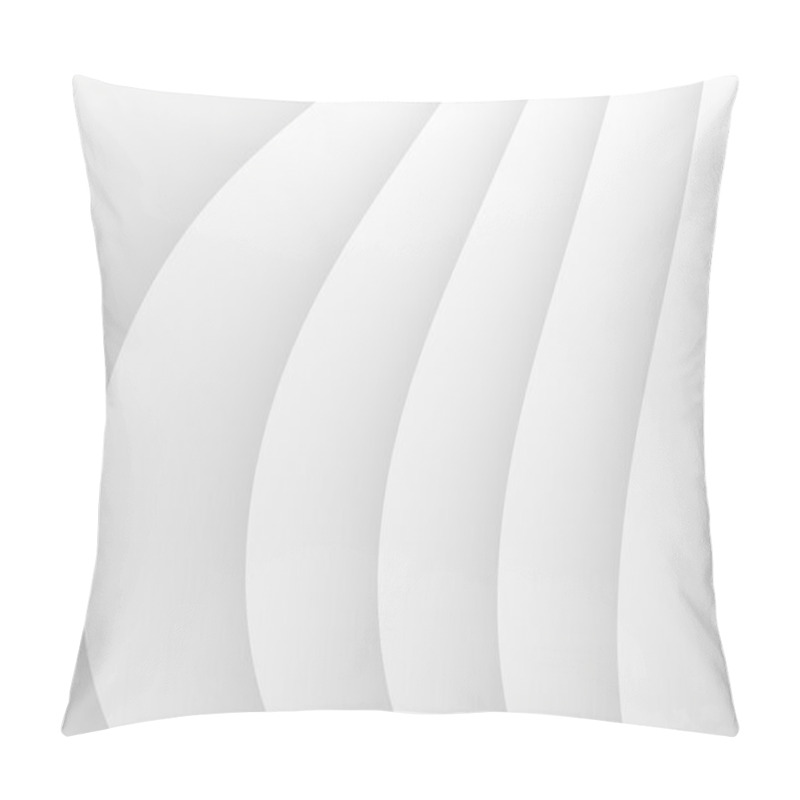 Personality  Simple White Waves Abstract Background Pillow Covers