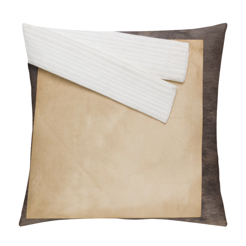 Personality  White Belt Karate Pillow Covers