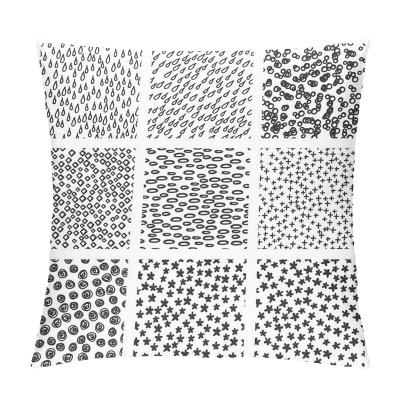 Personality  Hand Drawn Texture Pattern Pillow Covers