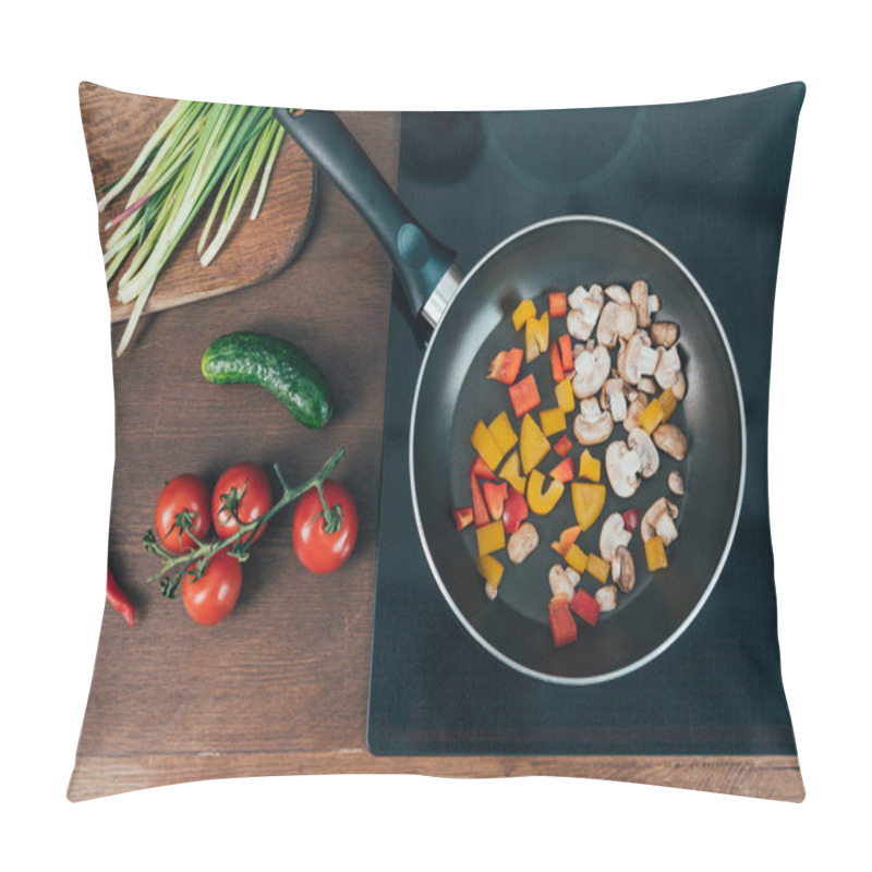 Personality  Frying Vegetables Pillow Covers