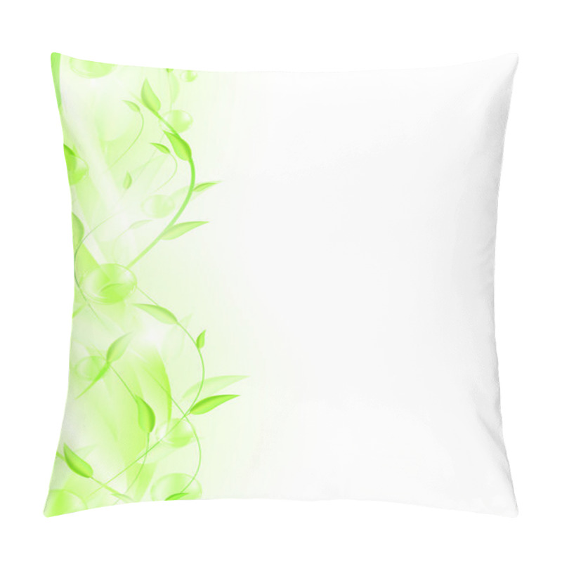 Personality  Green Leaf Frame Pillow Covers