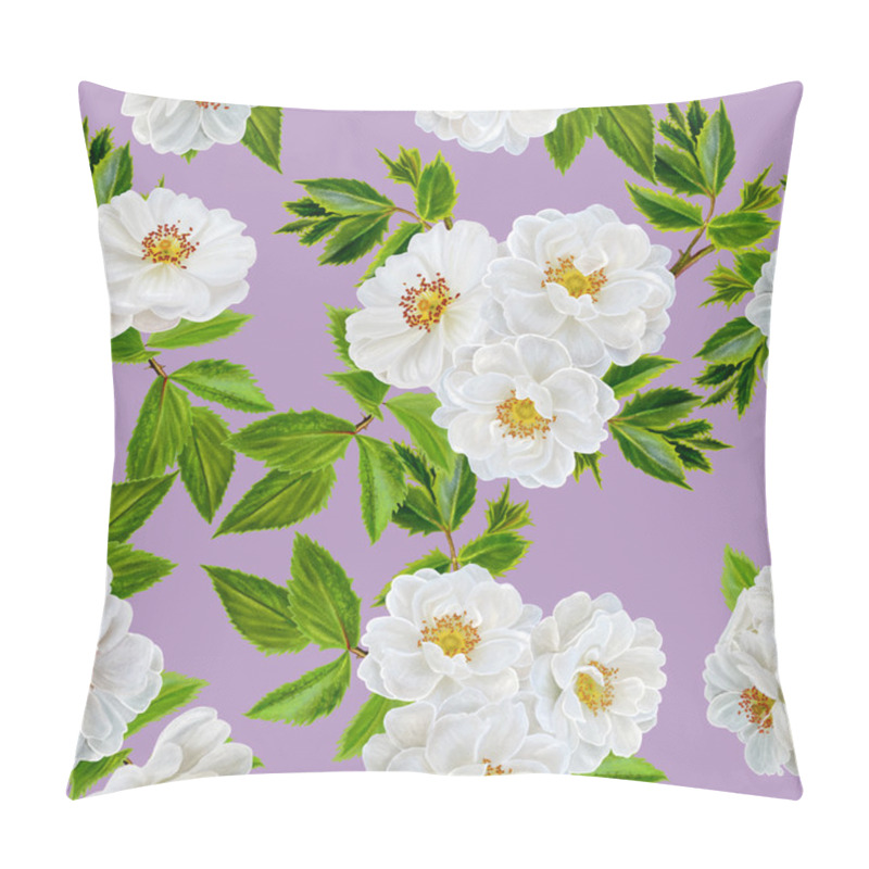 Personality  Floral Pattern White Roses  Pillow Covers