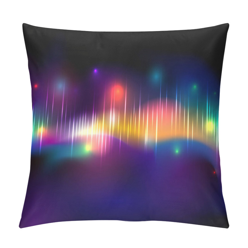 Personality  Aurora Borealis Shiny, Abstract Vector Aurora Australis Backgrou Pillow Covers