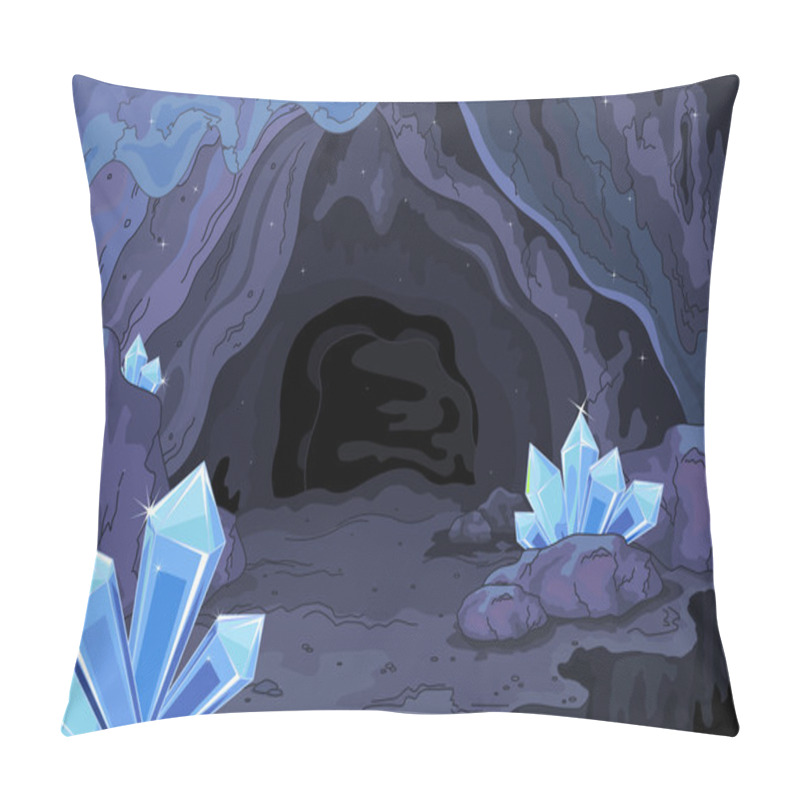 Personality  Illustration Of A Fairy Cave Pillow Covers