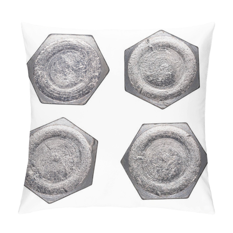 Personality  Bolt Heads Isolated Pillow Covers