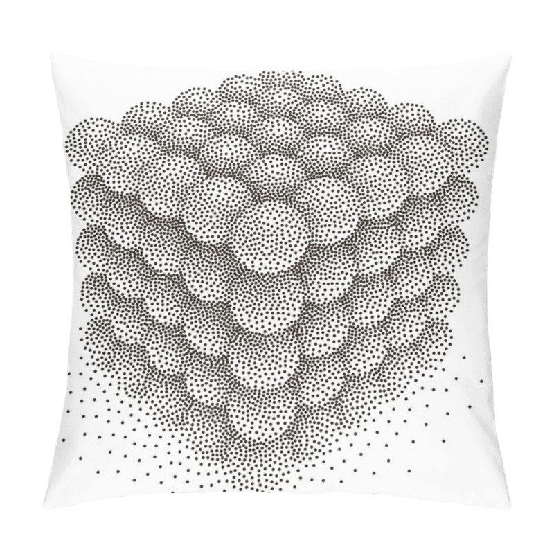 Personality  Dotwork Halftone Vector Spheres Pillow Covers