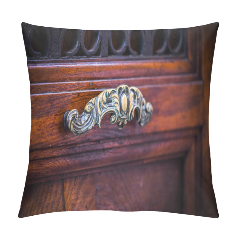 Personality  Ancient Doors Close Up Within The Historical Streets Of Rome Pillow Covers