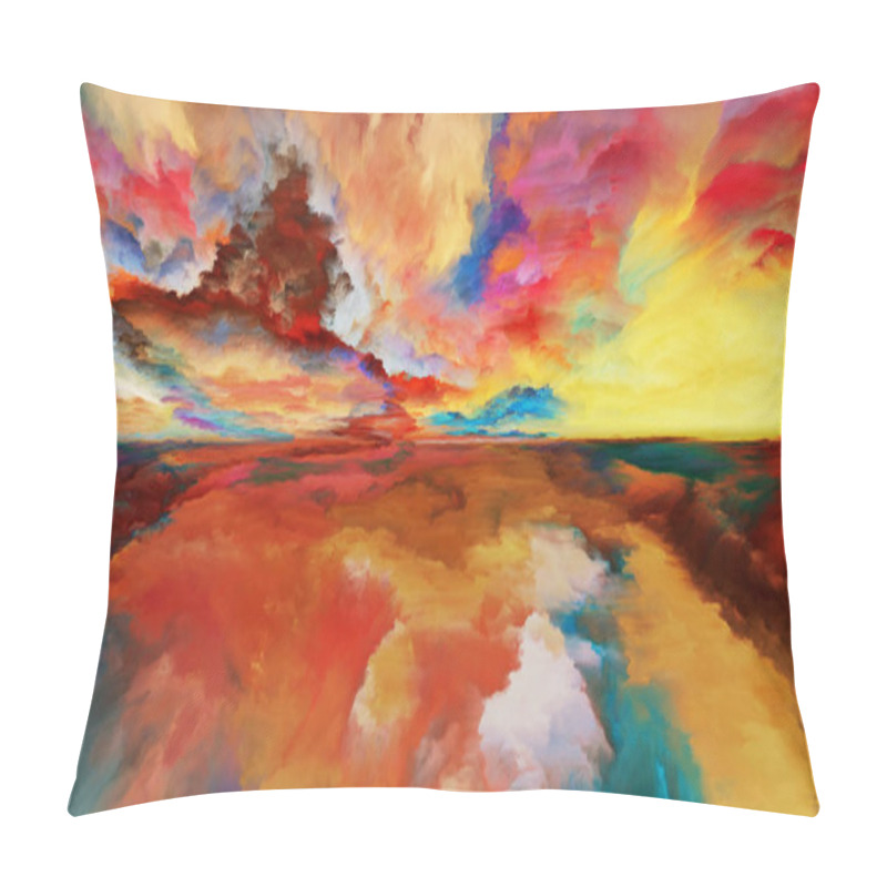 Personality  Beyond Abstract Landscape Pillow Covers