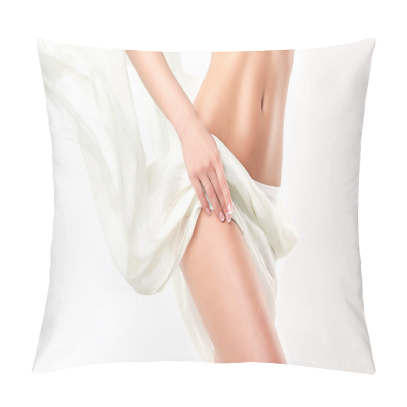 Personality   Perfect Slim Young Body Of The Girl .  Pillow Covers