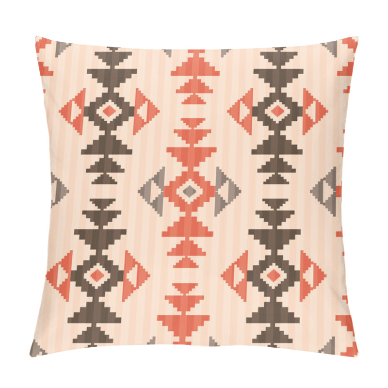 Personality  Seamless Textile Pattern In Native American Style Pillow Covers