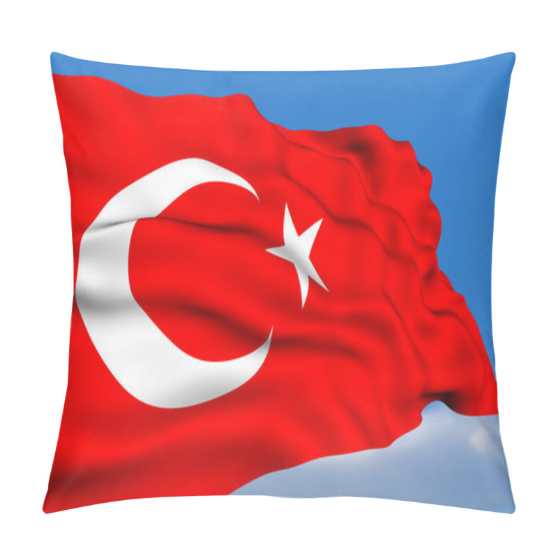 Personality  Turkish Flag Pillow Covers