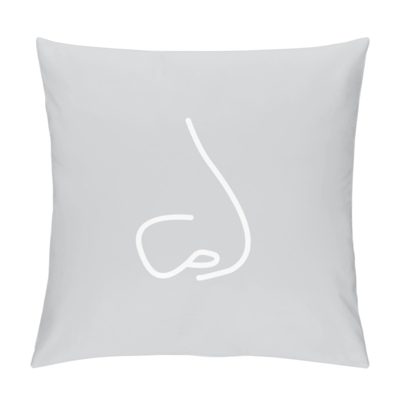 Personality  Nose Web Icon Pillow Covers