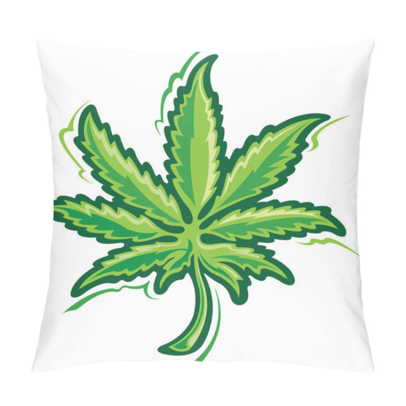 Personality  Marijuana Leaf Pillow Covers