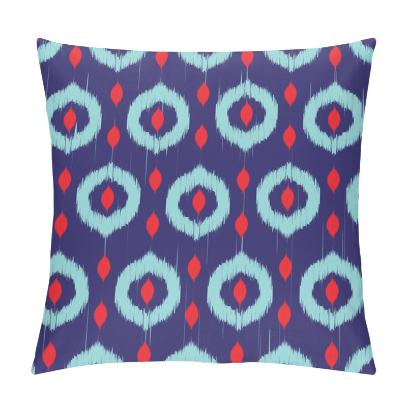 Personality  Vector Seamless Ikat Pattern Pillow Covers