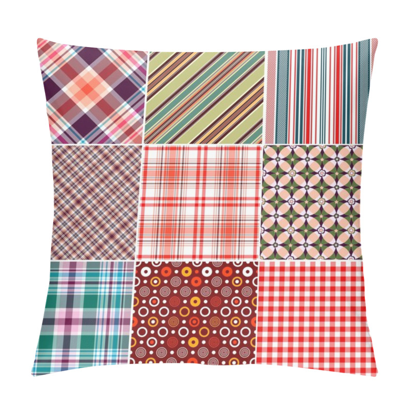 Personality  Set Seamless Patterns Pillow Covers