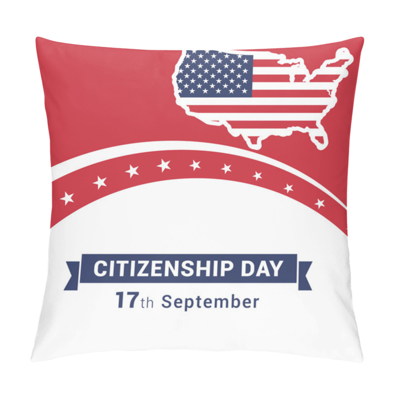 Personality  American Citizenship Day Poster Pillow Covers