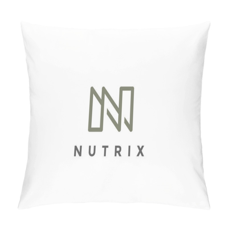 Personality  Letter N Logo Monogram Design  Pillow Covers