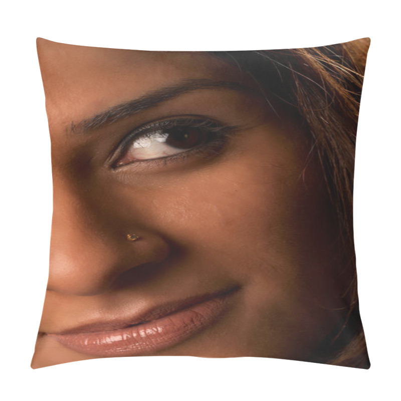 Personality  Middle Eastern Woman Portrait Pillow Covers