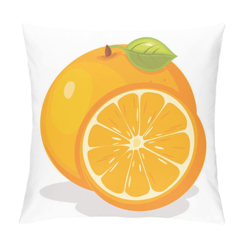 Personality  Orange Vector Illustration Pillow Covers