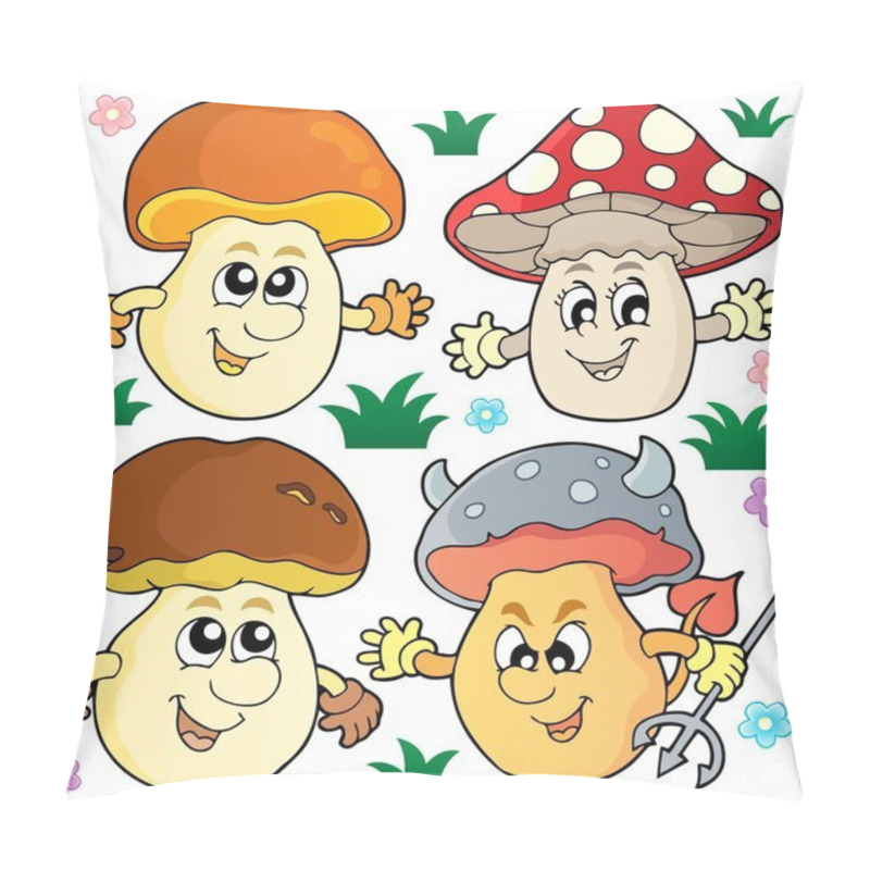 Personality  Mushroom Theme Collection 2 Pillow Covers