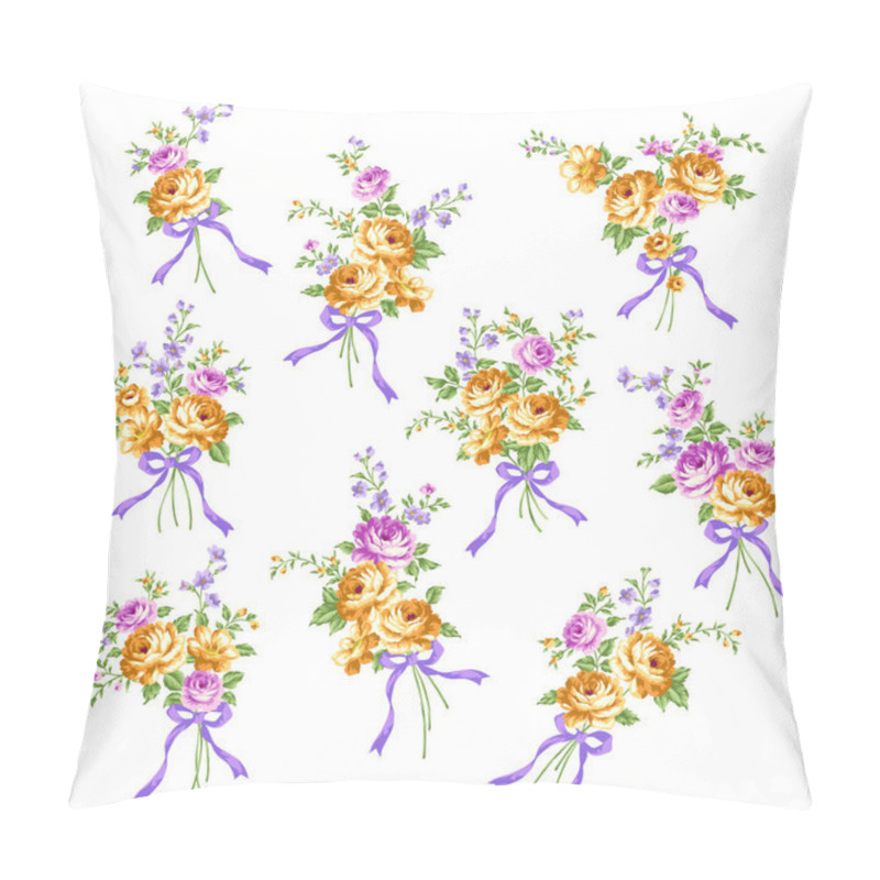 Personality  Beautiful Rose Illustration Material Collection, Pillow Covers