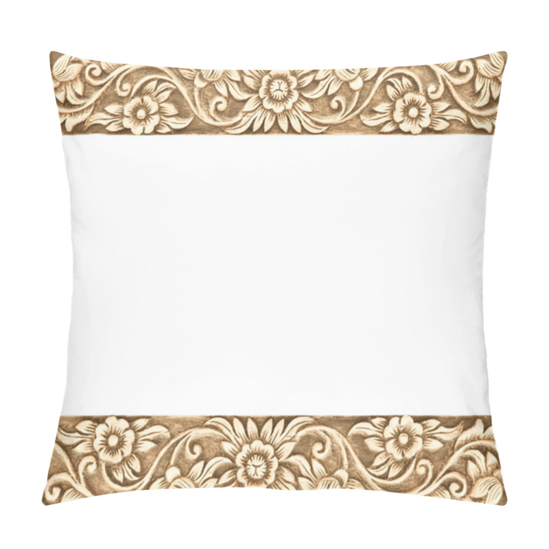 Personality  Flower Carved Frame Pillow Covers