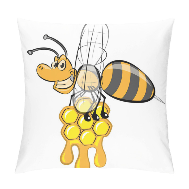 Personality  Bee Icon Pillow Covers