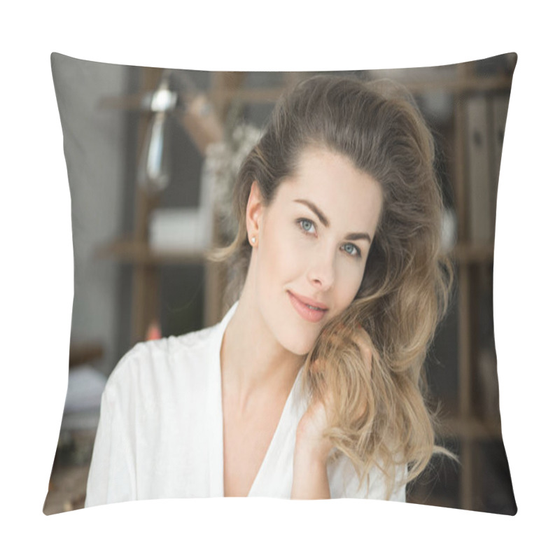 Personality  Beautiful Blonde Woman Pillow Covers