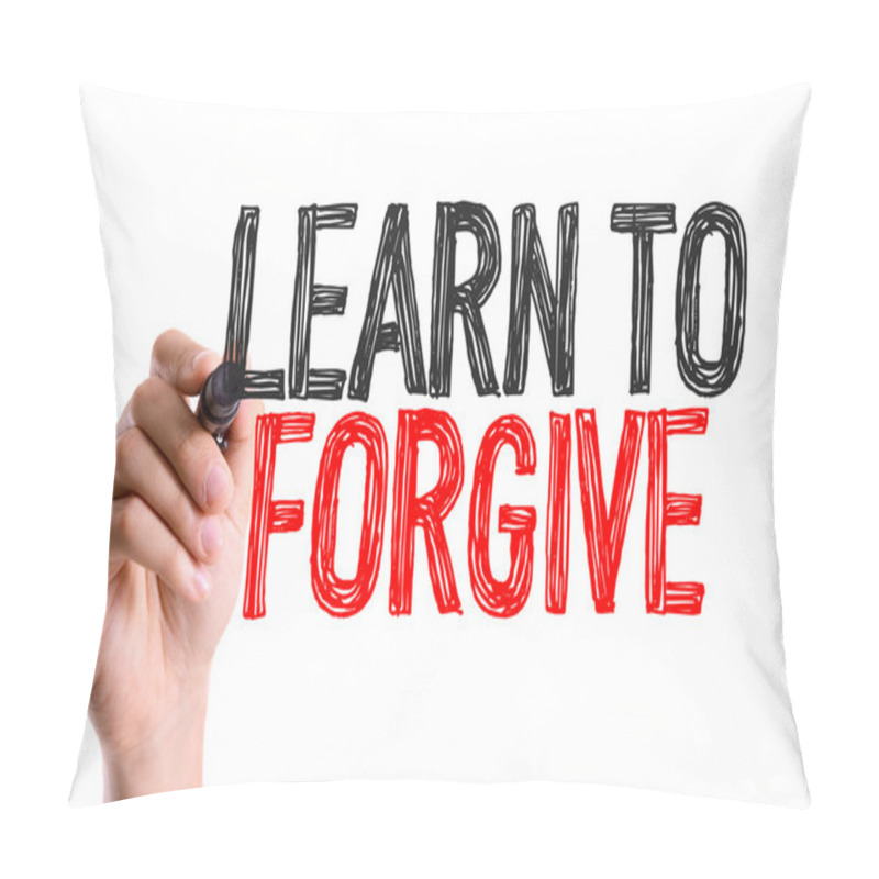 Personality  Hand With Marker Writing Text Pillow Covers