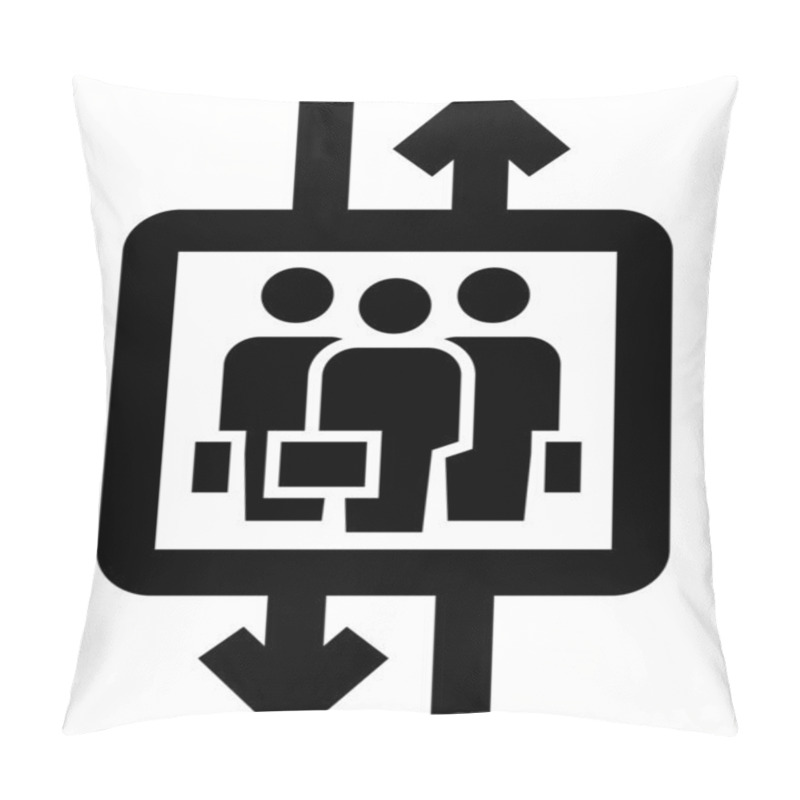 Personality  Vertical Mobility Icon Pillow Covers